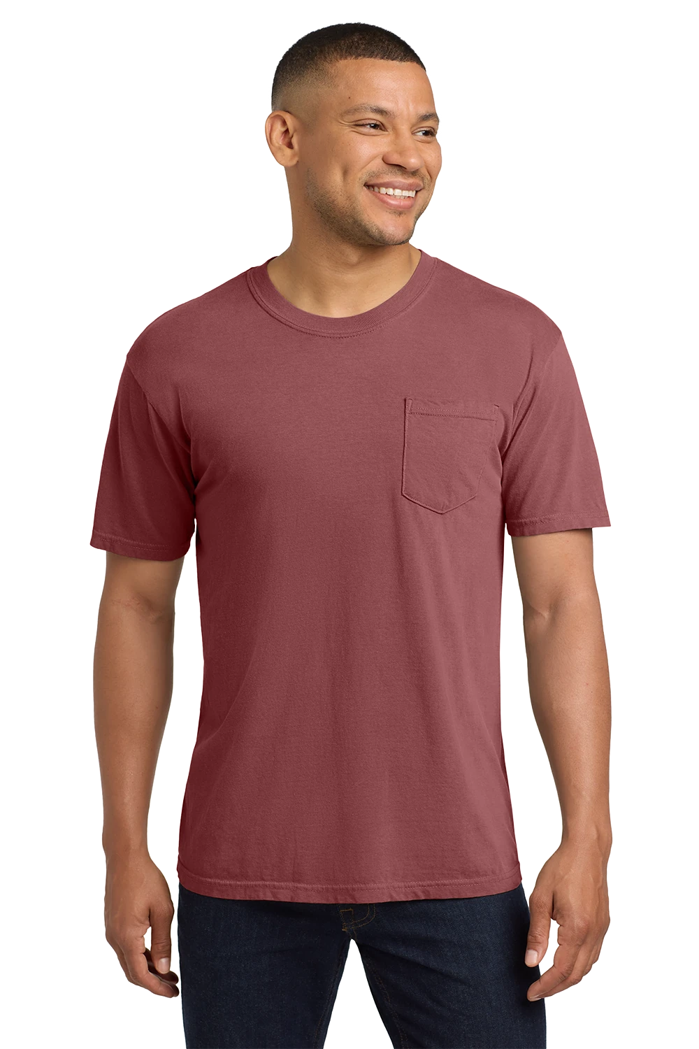 Garment-Dyed Pocket Tee
